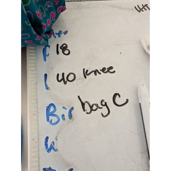 Vintage 80s Talbots Secretary Dress Womens Size 8 Blue Union Made Long Sleeve - Picture 16 of 16